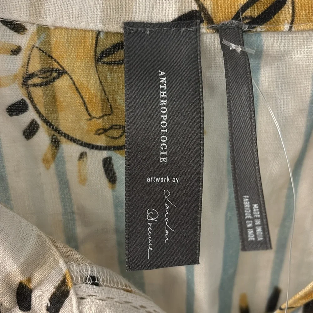 NWT Anthropologie LouLou Avenue Button-down Top, size XL - Picture 9 of 14